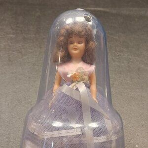 Vintage A&H fair Doll In dome Plastic bell USA